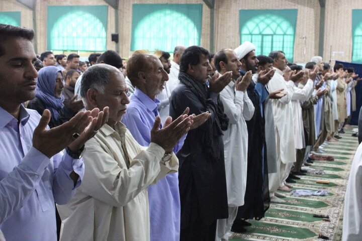 تصاویر/ آیین عبادی سیاسی نماز جمعه شهرستان دلگان