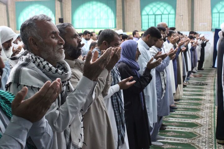 تصاویر/ آیین عبادی سیاسی نماز جمعه شهرستان دلگان