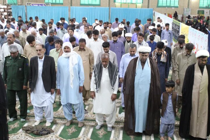 تصاویر/ آیین عبادی سیاسی نماز جمعه شهرستان دلگان