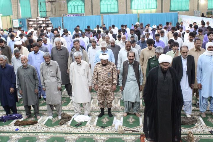 تصاویر/ آیین عبادی سیاسی نماز جمعه شهرستان دلگان