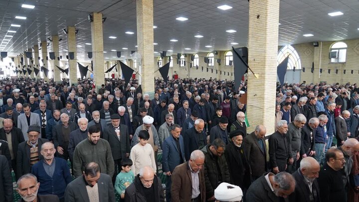 تصاویر/  آیین عبادی سیاسی نماز جمعه خوی