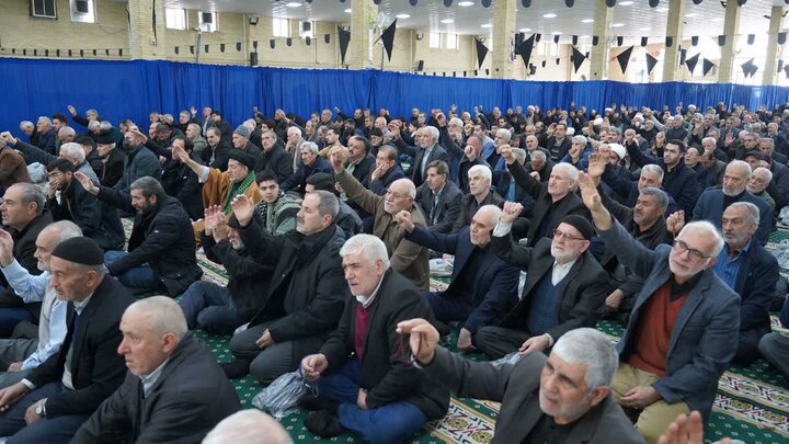 تصاویر/  آیین عبادی سیاسی نماز جمعه خوی