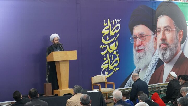 تصاویر/  آیین عبادی سیاسی نماز جمعه خوی