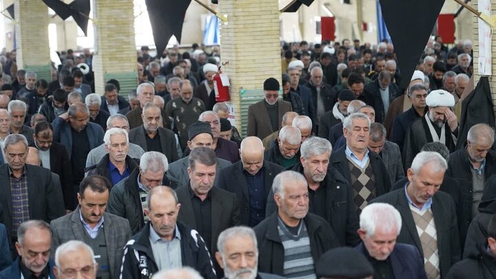 تصاویر/  آیین عبادی سیاسی نماز جمعه خوی