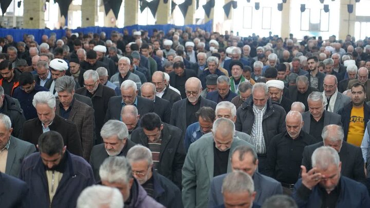 تصاویر/  آیین عبادی سیاسی نماز جمعه خوی