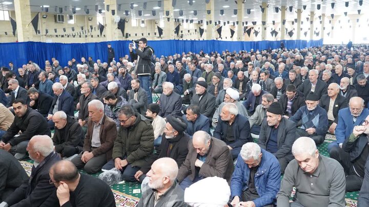 تصاویر/  آیین عبادی سیاسی نماز جمعه خوی