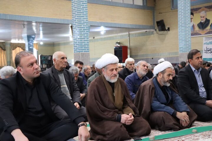 تصاویر/ آیین عبادی سیاسی نماز جمعه نوشین شهر