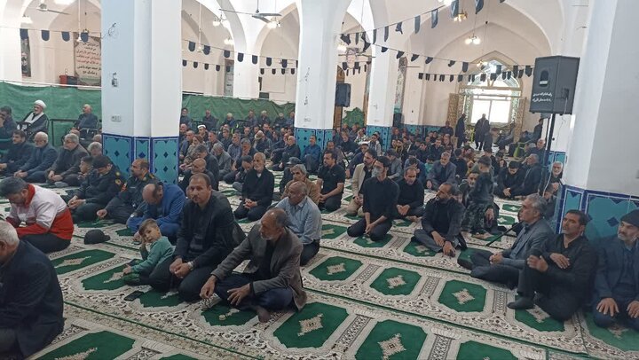 تصاویر/نماز عبادی سیاسی جمعه بخش کویرات