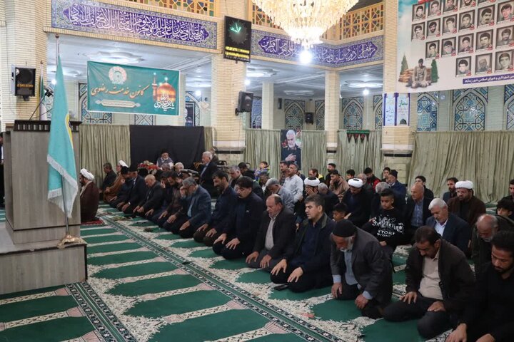تصاویر/ اقامه نماز جمعه در شهر زید آباد