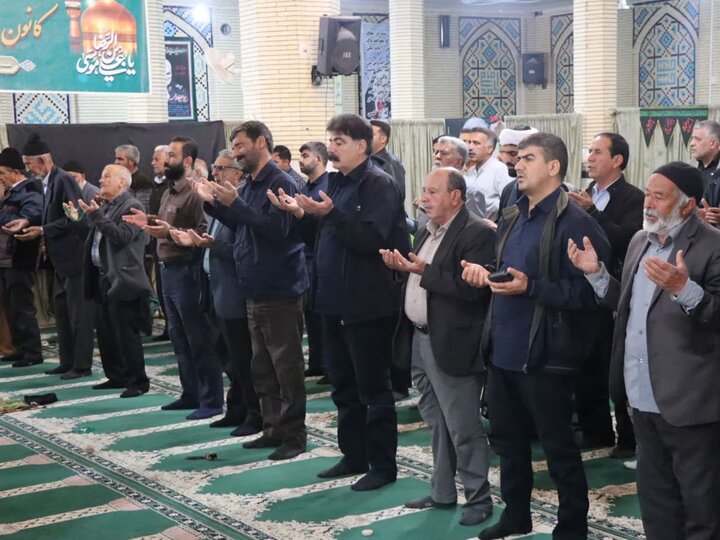 تصاویر/ اقامه نماز جمعه در شهر زید آباد