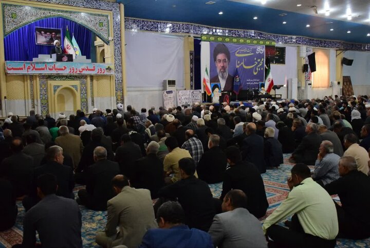 تصاویر/ آیین عبادی سیاسی نماز جمعه شهرستان زابل