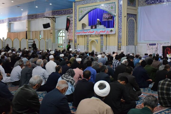 تصاویر/ آیین عبادی سیاسی نماز جمعه شهرستان زابل