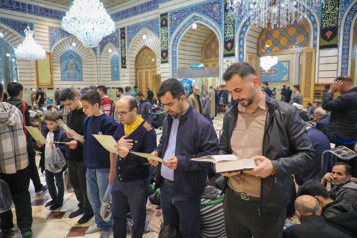 تصاویر/ حال و هوای حرم حضرت فاطمه معصومه(س) بمناسبت آغاز سال ۱۴۰۵ خورشیدی