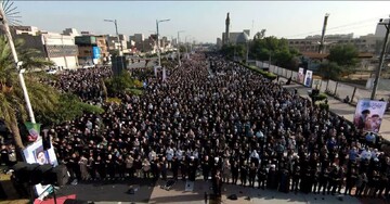 فیلم | نمایی از جلوه حضور باشکوه مردم اهواز در نماز عید فطر