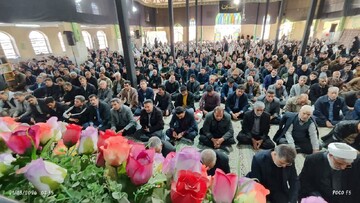 تصاویر/ نماز عید فطر  در شهرستان خاتم