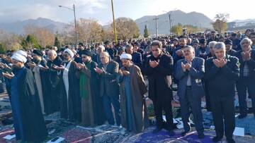 تصاویر/ اقامه نماز عید سعید فطر در شهر کوهبنان