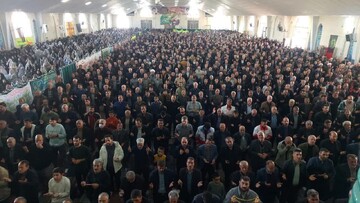 تصاویر/اقامه نماز عید فطر در شهرستان بهار