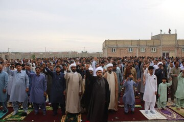 تصاویر/ نماز عید فطر در جازموریان
