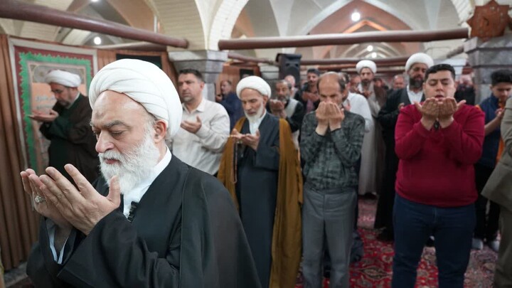فیلم| اقامه ۱۴۸ امین سال نماز عیددفطر در مسجد نو بازار اصفهان
