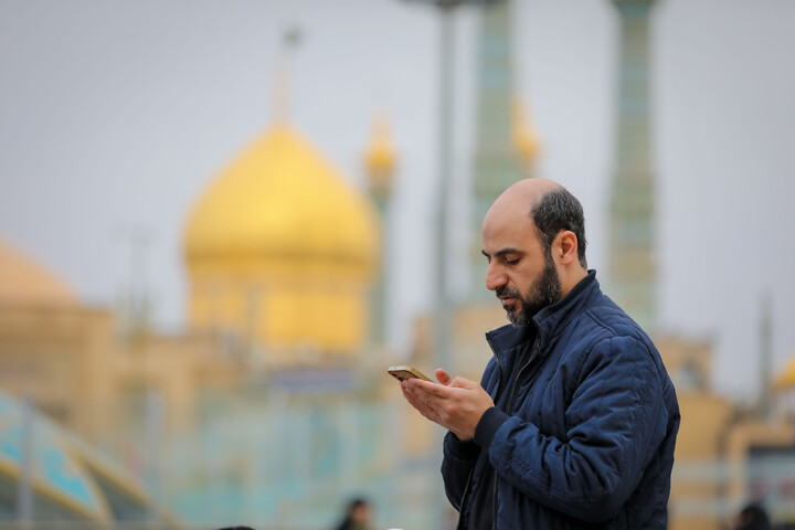 تصاویر/ اقامه نماز عید فطر در حرم حضرت معصومه سلام‌الله‌علیها