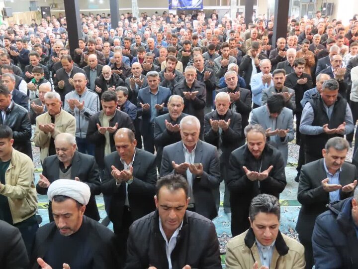 تصاویر/ اقامه نماز عید فطر در شهرستان چایپاره