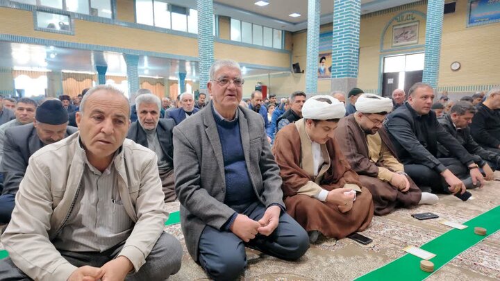 تصاویر/ نماز پرشکوه عید سعید فطر بخش نازلو و نوشین شهر