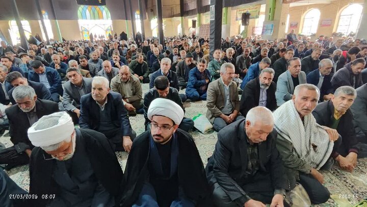 تصاویر/ نماز عید فطر نوروز۱۴۰۵ در شهرستان خاتم