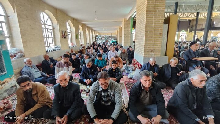 تصاویر/ نماز عید فطر نوروز۱۴۰۵ در شهرستان خاتم