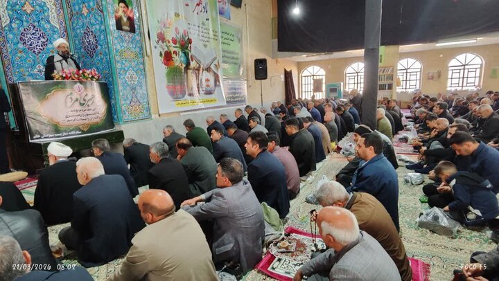 تصاویر/ نماز عید فطر نوروز۱۴۰۵ در شهرستان خاتم