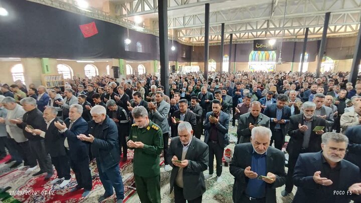 تصاویر/ نماز عید فطر نوروز۱۴۰۵ در شهرستان خاتم
