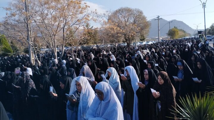تصاویر/ اقامه نماز عید سعید فطر در شهر کوهبنان