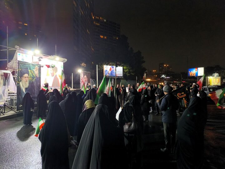 تصاویر/ تجمع مردمی با راهبری مدرسه علمیه علی ابن ابی طالب(ع) و مسجد جامع شهرک غرب