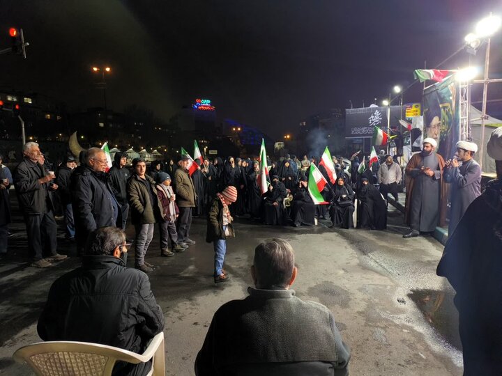 تصاویر/ تجمع مردمی با راهبری مدرسه علمیه علی ابن ابی طالب(ع) و مسجد جامع شهرک غرب