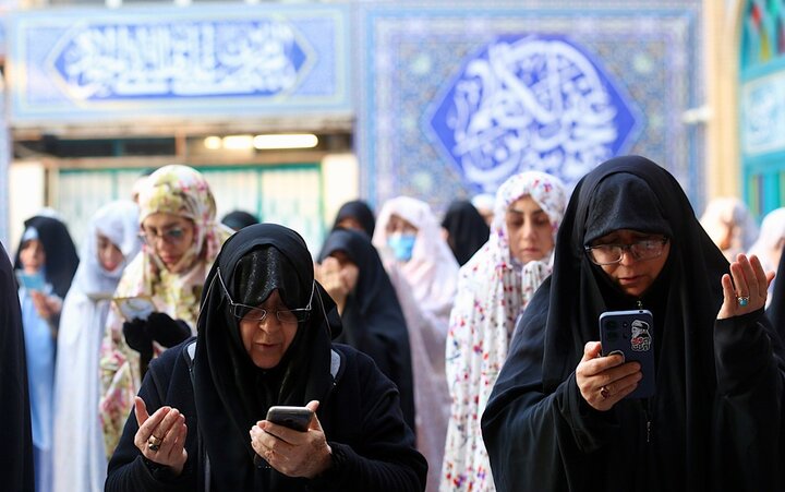 تصاویر/ نماز عید سعید فطر در امامزاده صالح(ع)