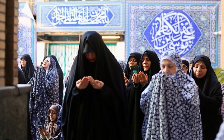 تصاویر/ نماز عید سعید فطر در امامزاده صالح(ع)