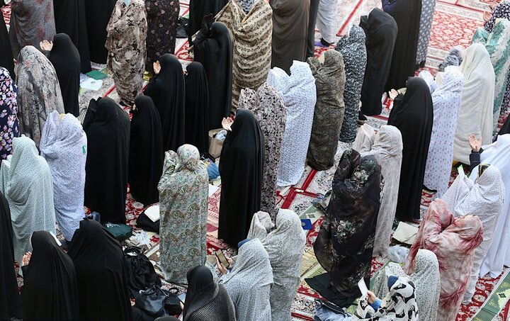 تصاویر/ نماز عید سعید فطر در امامزاده صالح(ع)