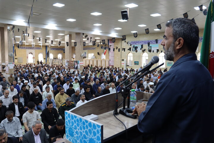 تصاویر/ نماز عید فطر در دیّر