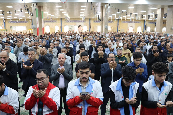 تصاویر/ نماز عید فطر در دیّر