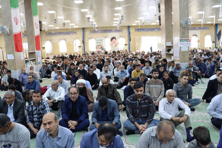 تصاویر/ نماز عید فطر در دیّر
