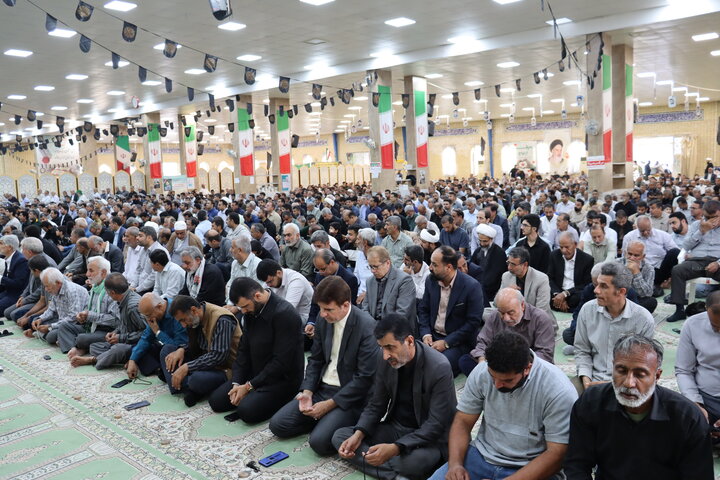 تصاویر/ نماز عید فطر در دیّر
