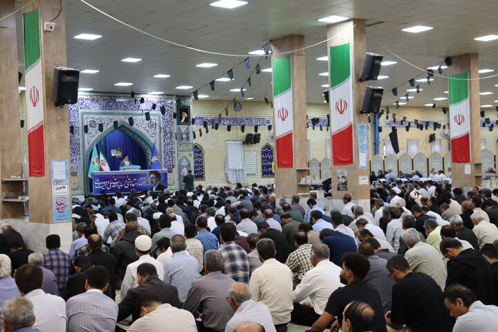 تصاویر/ نماز عید فطر در دیّر