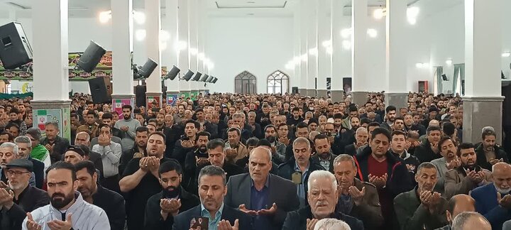 تصاویری از شکوه نماز عید فطر در ساوه
