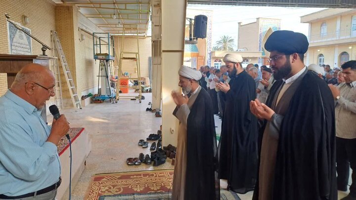تصاویر/ اقامه نماز عید فطر در بندر ریگ