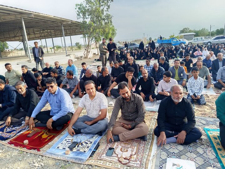 تصاویر/ اقامه نماز عید سعید فطر در بخش اسماعیلی
