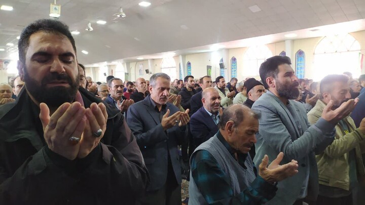 تصاویر/اقامه نماز عید فطر در شهرستان بهار