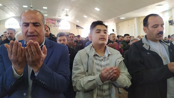 تصاویر/اقامه نماز عید فطر در شهرستان بهار