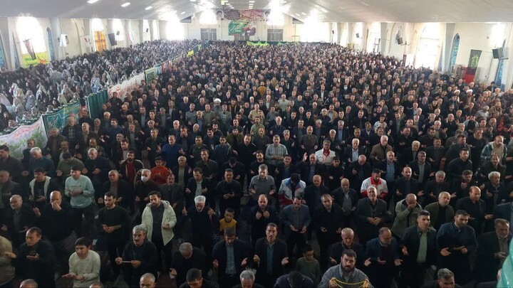 تصاویر/اقامه نماز عید فطر در شهرستان بهار