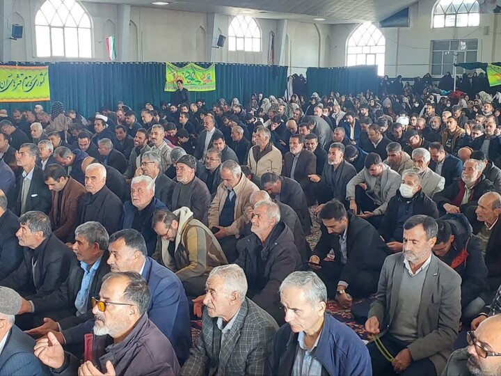 تصاویر/اقامه نماز عید فطر در شهرستان بهار