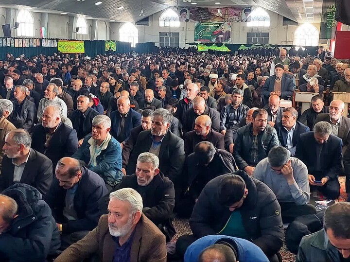 تصاویر/اقامه نماز عید فطر در شهرستان بهار
