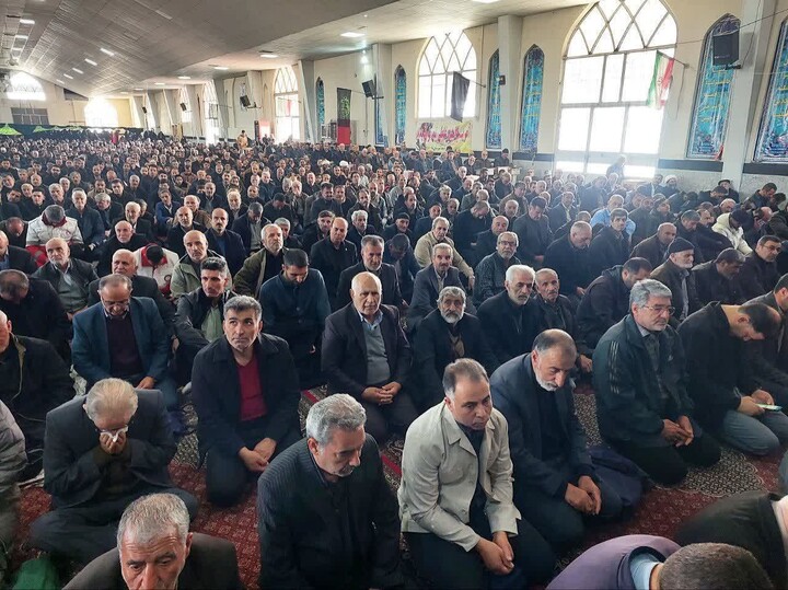 تصاویر/اقامه نماز عید فطر در شهرستان بهار